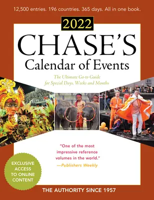 Chase's Calendar of Events 2022 : Le guide ultime pour les jours, semaines et mois spéciaux - Chase's Calendar of Events 2022: The Ultimate Go-To Guide for Special Days, Weeks and Months