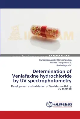 Détermination du chlorhydrate de venlafaxine par spectrophotométrie UV - Determination of Venlafaxine hydrochloride by UV spectrophotometry