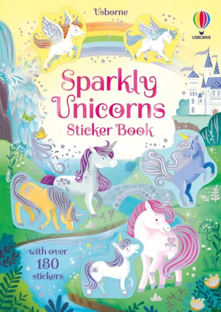 Livre d'autocollants Licornes étincelantes - Sparkly Unicorns Sticker Book