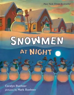 Bonhommes de neige de nuit - Snowmen at Night