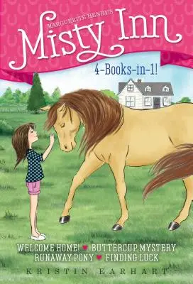 Marguerite Henry's Misty Inn 4-livres-en-1 ! Bienvenue à la maison ; Mystère de Bouton d'or ; Poney en fuite ; Trouver la chance - Marguerite Henry's Misty Inn 4-Books-In-1!: Welcome Home!; Buttercup Mystery; Runaway Pony; Finding Luck