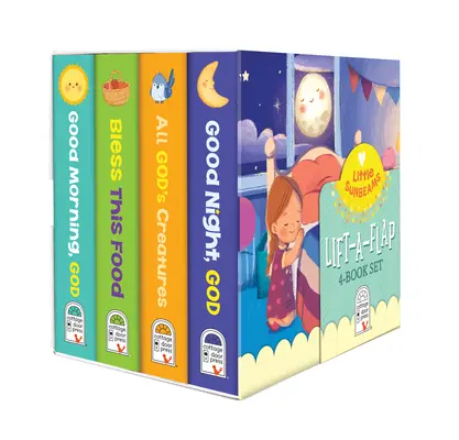 Little Sunbeams Religious Lift-A-Flap 4-Book Set (en anglais) - Little Sunbeams Religious Lift-A-Flap 4-Book Set