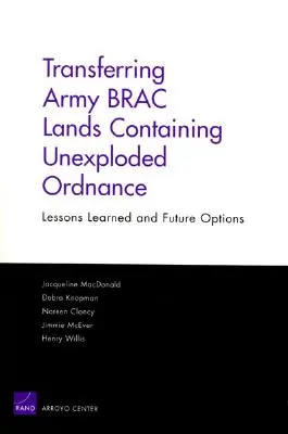 Transfert des terres BRAC de l'armée contenant des munitions non explosées : Enseignements tirés et options futures - Transferring Army BRAC Lands Containing Unexploded Ordnance: Lessons Learned and Future Options