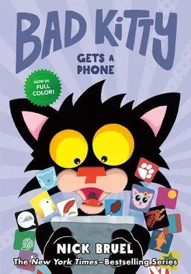 Bad Kitty obtient un téléphone (roman graphique) - Bad Kitty Gets a Phone (Graphic Novel)