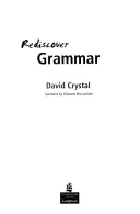 Redécouvrir la grammaire Troisième édition - Rediscover Grammar Third edition