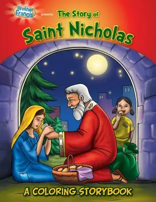 L'histoire de Saint-Nicolas - Livre à colorier - The Story of Saint Nicholas Coloring Book