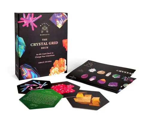 Les lundis mystiques : Le jeu de la grille de cristal : Un jeu de 80 cartes pour charger vos intentions - Mystic Mondays: The Crystal Grid Deck: An 80-Card Deck to Charge Your Intentions