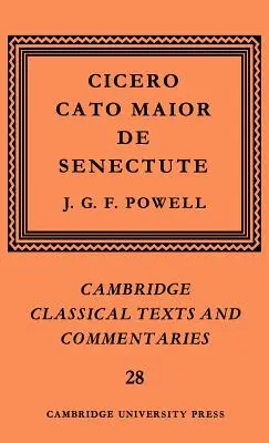 Cicéron : Cato Maior de Senectute - Cicero: Cato Maior de Senectute