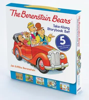 Les ours Berenstain et Casse-Noisette - Ensemble de livres d'histoires à emporter : Dinosaur Dig, Go Green, When I Grow Up, Under the Sea, the Tooth Fairy (La fée des dents) - The Berenstain Bears Take-Along Storybook Set: Dinosaur Dig, Go Green, When I Grow Up, Under the Sea, the Tooth Fairy