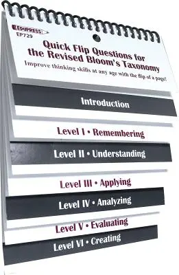 Questions à retourner rapidement pour la taxonomie de Bloom révisée - Quick Flip Questions for the Revised Bloom Taxonomy