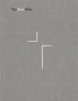 La Bible de Jésus, édition NIV, toile sur carton, lin gris, impression confortable - The Jesus Bible, NIV Edition, Cloth Over Board, Gray Linen, Comfort Print