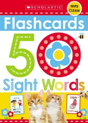 50 Flashcards de mots-clés : Scholastic Early Learners (Flashcards) - 50 Sight Words Flashcards: Scholastic Early Learners (Flashcards)