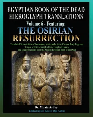 Le Livre des morts égyptien Traductions des hiéroglyphes Volume 6 avec la résurrection osirienne - Egyptian Book of the Dead Hieroglyph Translations Volume 6 Featuring The Osirian Resurrection