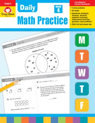 Pratique quotidienne des mathématiques, 4e année - Daily Math Practice, Grade 4