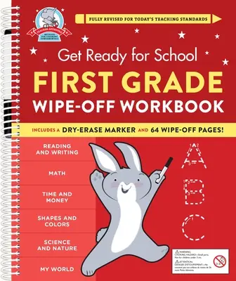 Prêt pour l'école : First Grade Wipe-Off Workbook - Get Ready for School: First Grade Wipe-Off Workbook