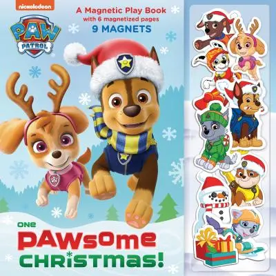 Un Noël de rêve : Un livre de jeux magnétique (Paw Patrol) - One Pawsome Christmas: A Magnetic Play Book (Paw Patrol)