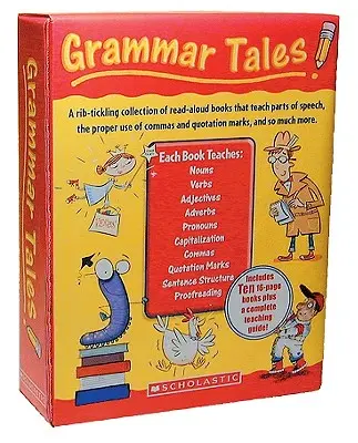 Grammar Tales Box Set : Une collection de livres à lire à haute voix qui enseignent 10 règles essentielles d'utilisation et de mécanique. - Grammar Tales Box Set: A Rib-Tickling Collection of Read-Aloud Books That Teach 10 Essential Rules of Usage and Mechanics