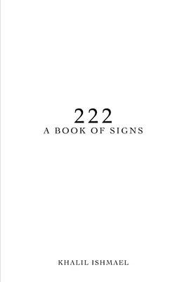 222 : Un livre de signes - 222: A Book of Signs