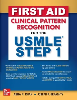 First Aid Clinical Pattern Recognition for the USMLE Step 1 (en anglais) - First Aid Clinical Pattern Recognition for the USMLE Step 1