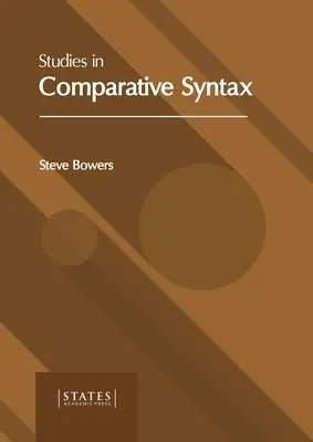 Études de syntaxe comparée - Studies in Comparative Syntax