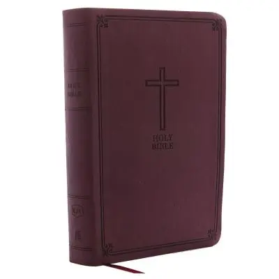 KJV, Bible de référence, format personnel, impression géante, simili-cuir, bourgogne, édition lettre rouge - KJV, Reference Bible, Personal Size Giant Print, Imitation Leather, Burgundy, Red Letter Edition