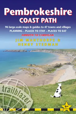 Pembrokeshire Coast Path : British Walking Guide : 96 cartes et guides de marche à grande échelle pour 47 villes et villages - Planification, lieux de séjour, lieux d'habitation, etc. - Pembrokeshire Coast Path: British Walking Guide: 96 Large-Scale Walking Maps and Guides to 47 Towns & Villages - Planning, Places to Stay, Place