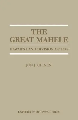 Le grand Mahele - The Great Mahele