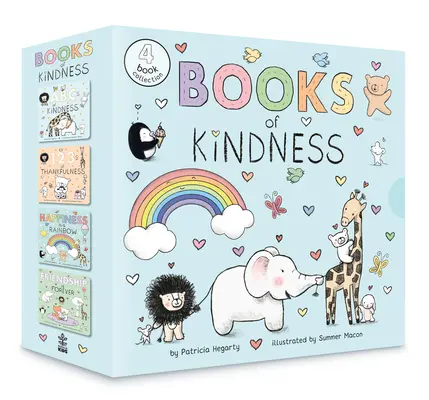 Livres de la gentillesse : L'ABC de la gentillesse ; Les 123 de la reconnaissance ; Le bonheur est un arc-en-ciel ; L'amitié est éternelle - Books of Kindness: ABCs of Kindness; 123s of Thankfulness; Happiness Is a Rainbow; Friendship Is Forever