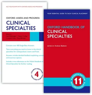 Oxford Handbook of Clinical Specialties 11E et Oxford Assess and Progress : Clinical Specialties 4e - Oxford Handbook of Clinical Specialties 11E and Oxford Assess and Progress: Clinical Specialties 4e