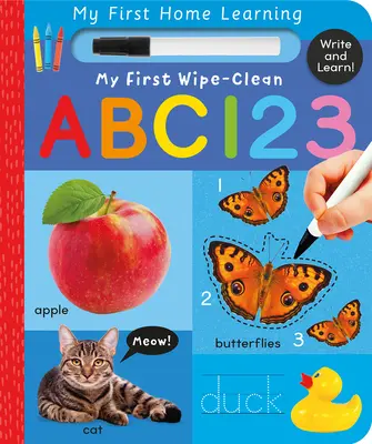 Mon premier ABC 123 effaçable : Écrire et apprendre ! - My First Wipe-Clean ABC 123: Write and Learn!