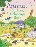 Livre d'autocollants et de coloriages sur les animaux - Animal Sticker and Colouring Book