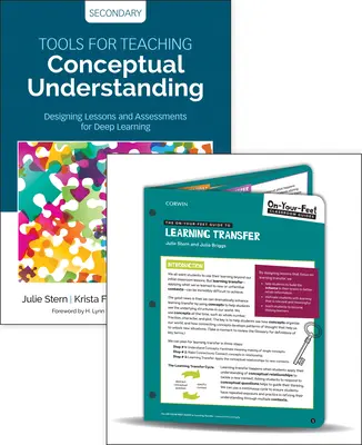 Ensemble : Stern : Outils pour l'enseignement de la compréhension conceptuelle, secondaire + Stern : Guide pratique du transfert d'apprentissage - Bundle: Stern: Tools for Teaching Conceptual Understanding, Secondary + Stern: On-Your-Feet Guide to Learning Transfer