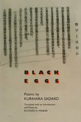 Œufs noirs : Poèmes de Kurihara Sadako - Black Eggs: Poems by Kurihara Sadako