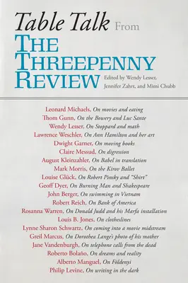 Table Talk : De la Revue de quat'sous - Table Talk: From the Threepenny Review