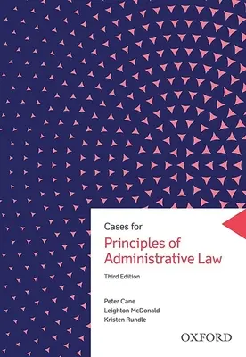 Cas pour les principes du droit administratif - Cases for Principles of Administrative Law