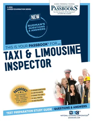 Inspecteur de taxis et de limousines (C-2552) : Guide d'étude des livrets - Taxi and Limousine Inspector (C-2552): Passbooks Study Guide
