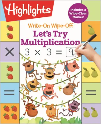 Write-On Wipe-Off Let's Try Multiplication (en anglais) - Write-On Wipe-Off Let's Try Multiplication