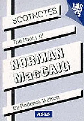 Poésie de Norman MacCaig - (Scotnotes Study Guides) - Poetry of Norman MacCaig - (Scotnotes Study Guides)