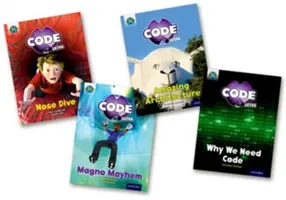 Projet X CODE Extra : Bandeau de livre en or, Oxford niveau 9 : Marvel Towers et CODE Control, paquet mixte de 4 pièces - Project X CODE Extra: Gold Book Band, Oxford Level 9: Marvel Towers and CODE Control, Mixed Pack of 4