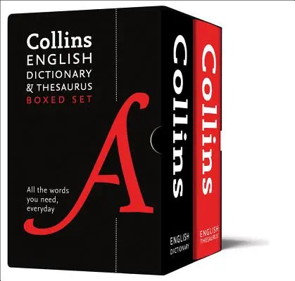 Collins English Dictionary and Thesaurus Boxed Set (en anglais) - Collins English Dictionary and Thesaurus Boxed Set