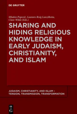Partage et dissimulation des connaissances religieuses dans le judaïsme, le christianisme et l'islam primitifs - Sharing and Hiding Religious Knowledge in Early Judaism, Christianity, and Islam