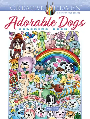 Livre à colorier Creative Haven Adorable Dogs - Creative Haven Adorable Dogs Coloring Book