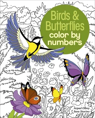 Oiseaux et papillons à colorier - Birds & Butterflies Color by Numbers