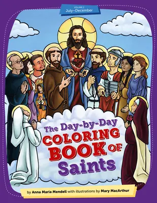 Livre de coloriage des saints au jour le jour V2 - Day-By-Day Coloring Book of Saints V2