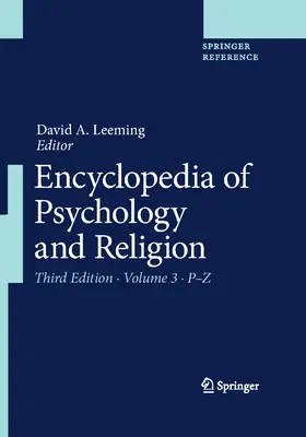 Encyclopédie de la psychologie et de la religion - Encyclopedia of Psychology and Religion