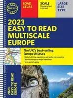 2023 Philip's Easy to Read Multiscale Road Atlas Europe - (reliure spirale A4) - 2023 Philip's Easy to Read Multiscale Road Atlas Europe - (A4 Spiral binding)