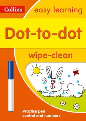 Point à point 3-5 ans Cahier d'activités à essuyer - Idéal pour l'apprentissage à la maison - Dot-to-Dot Age 3-5 Wipe Clean Activity Book - Ideal for Home Learning