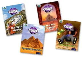 Projet X CODE Extra : Bandeau violet, Oxford niveau 8 : Les merveilles du monde et Le péril de la pyramide, paquet mixte de 4 pièces - Project X CODE Extra: Purple Book Band, Oxford Level 8: Wonders of the World and Pyramid Peril, Mixed Pack of 4