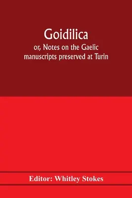 Goidilica ; or, Notes on the Gaelic manuscripts preserved at Turin, Milan, Berne, Leyden, the monastery of S. Paul, Carinthia, and Cambridge, with eigh - Goidilica; or, Notes on the Gaelic manuscripts preserved at Turin, Milan, Berne, Leyden, the monastery of S. Paul, Carinthia, and Cambridge, with eigh