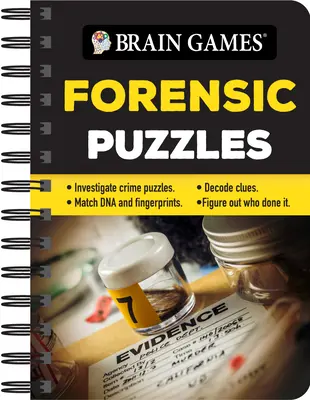 Jeux cérébraux - To Go - Forensic Puzzles : Enquêter sur des crimes - Faire correspondre ADN et empreintes digitales - Décoder des indices - Trouver le coupable - Brain Games - To Go - Forensic Puzzles: Investigate Crime Puzzles - Match DNA and Fingerprints - Decode Clues - Figure Out Who Done It